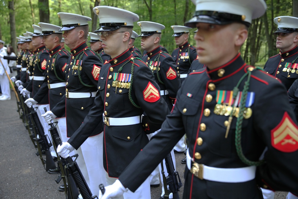 Marines Remember Their Fallen at Belleau Wood on Memorial Day