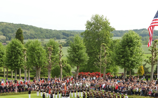 Marines and French forces celebrate 96th anniversary of Belleau Wood battle
