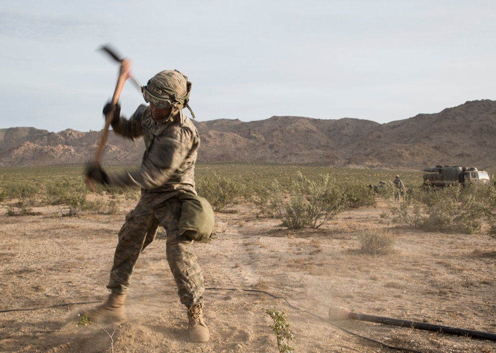Soldiers rapidly engage enemies with M777 howitzer
