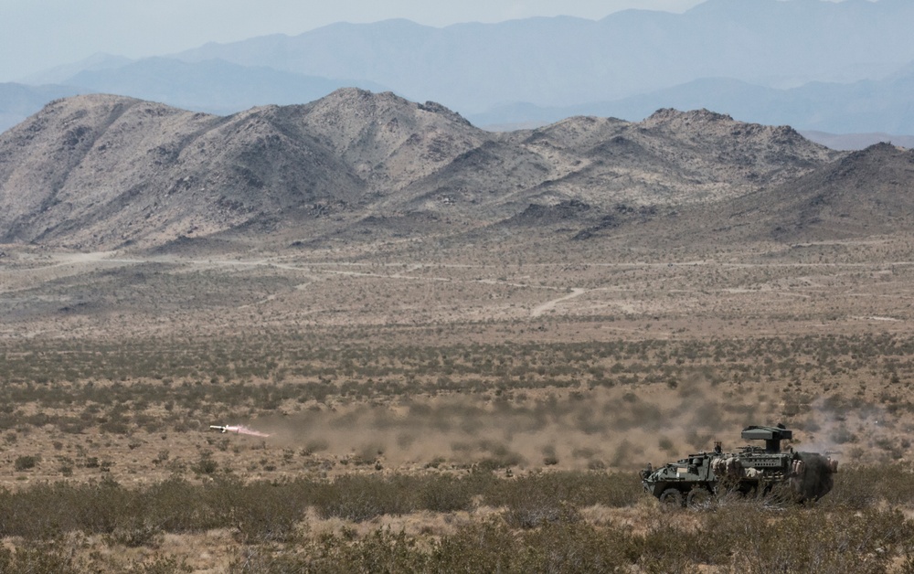 Soldiers engage enemy targets with a Tube-launched, Optically-tracked, Wire-guided 2B Aero Missile