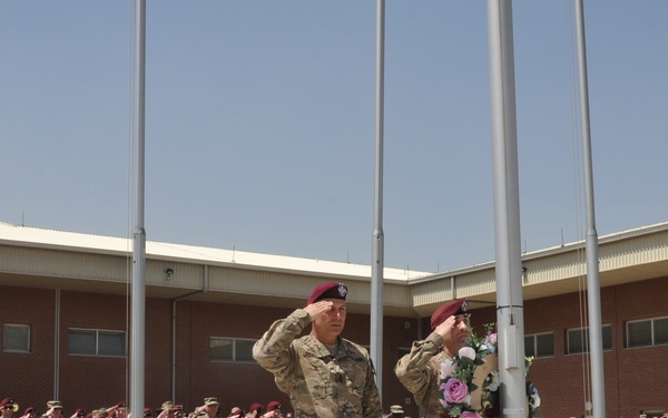 Memorial Day ceremony at Kabul Airbase