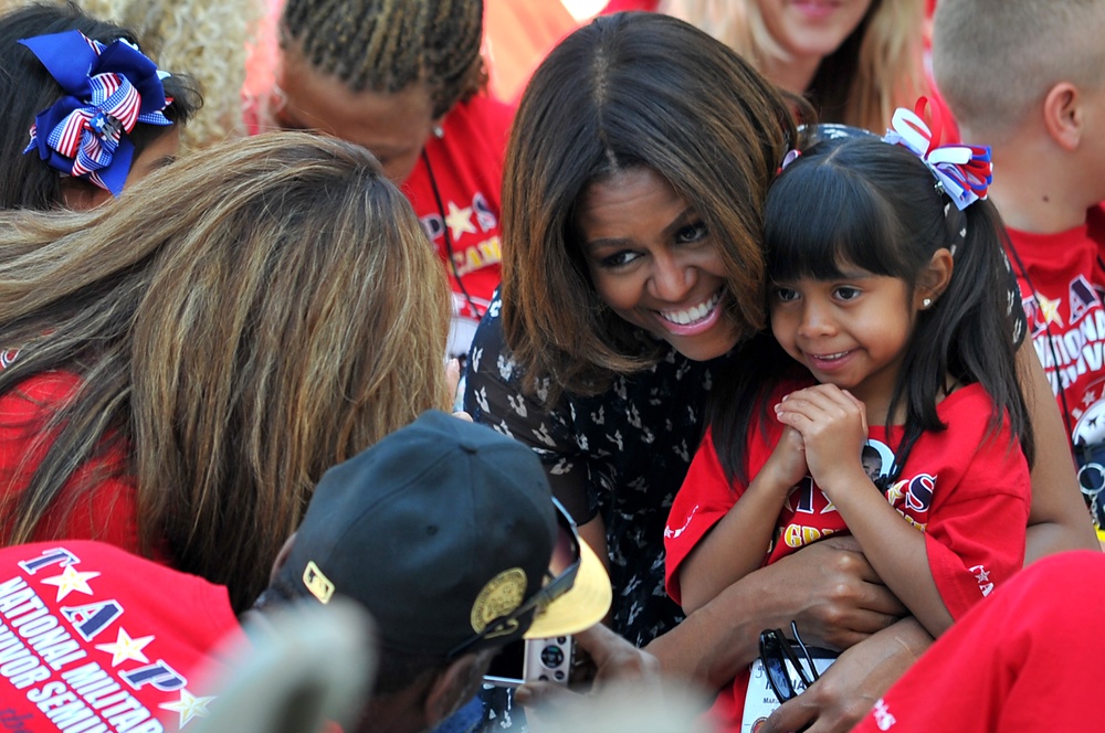 First Lady visits with TAPS family