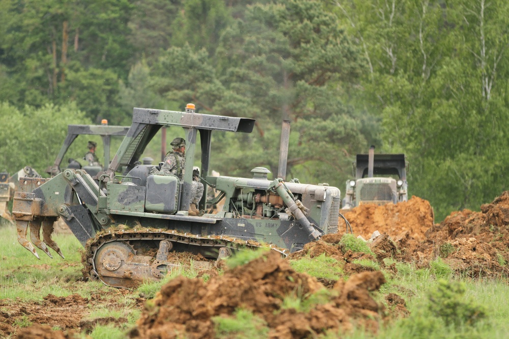 Building a tank ditch