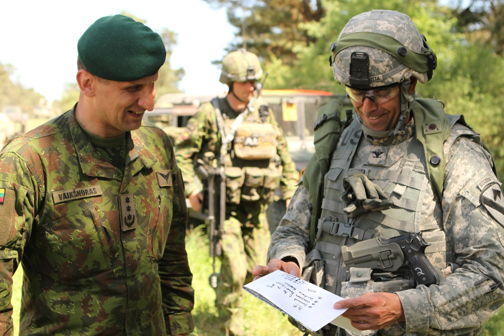 Brigade commander talk