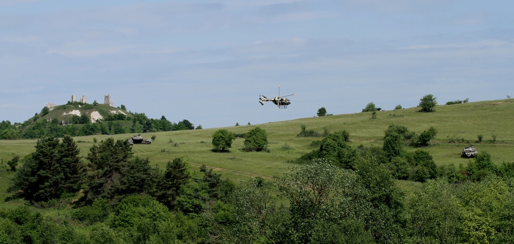 Aerial fly-by