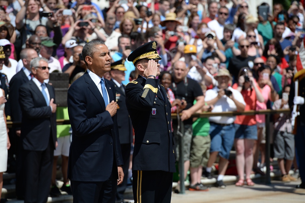 Memorial Day wreath laying