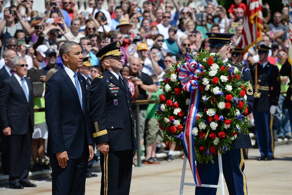 Memorial Day wreath laying