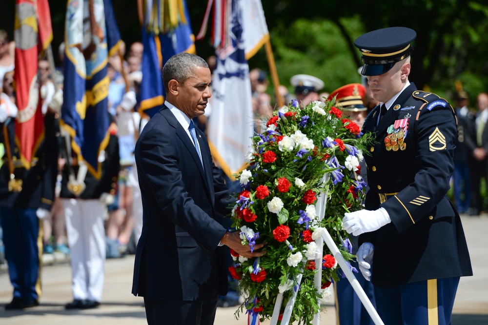 Memorial Day wreath laying