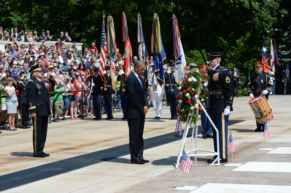 Memorial Day wreath laying