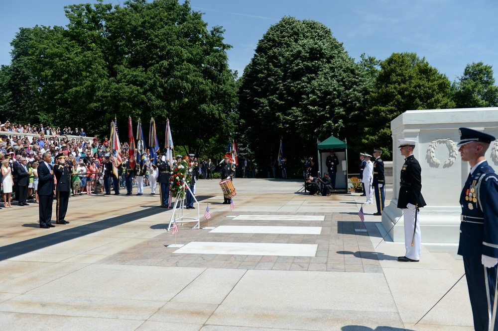 Memorial Day wreath laying