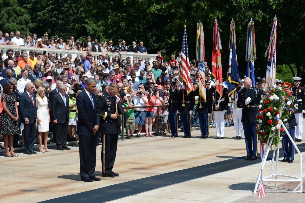 Memorial Day wreath laying