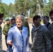US paratroopers visit community in Rukla, Lithuania