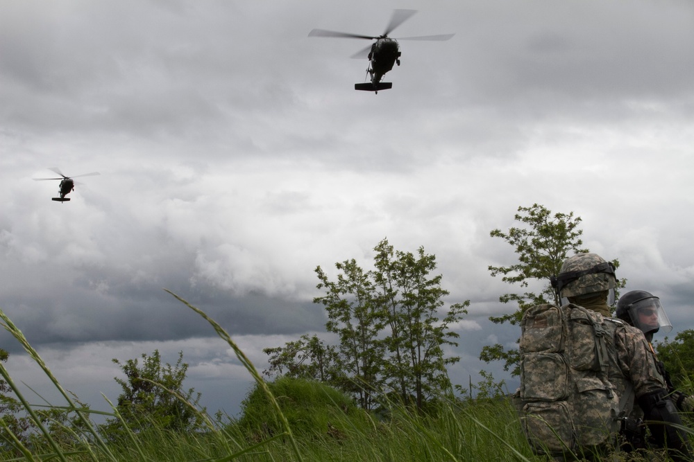 Silver Saber exercise tests the skills of security forces in Kosovo