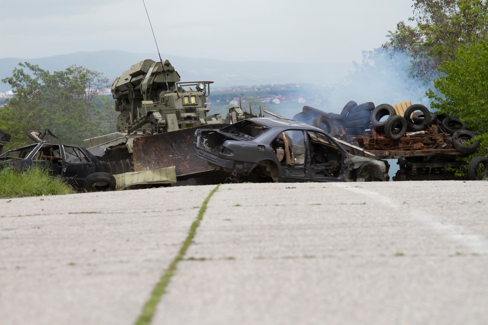 Silver Saber exercise tests the skills of security forces in Kosovo