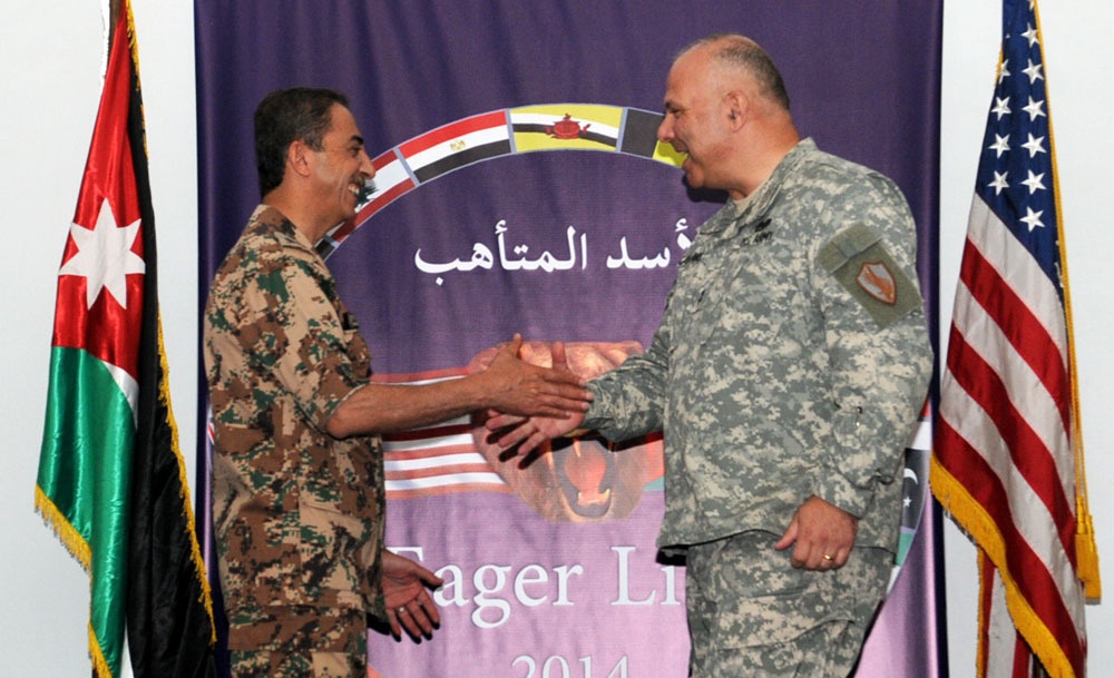 USCENTCOM, JAF leaders hold Eager Lion 2014 press conference