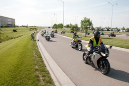 ‘Big Red One’ hosts Motorcycle Mentorship Safety Ride