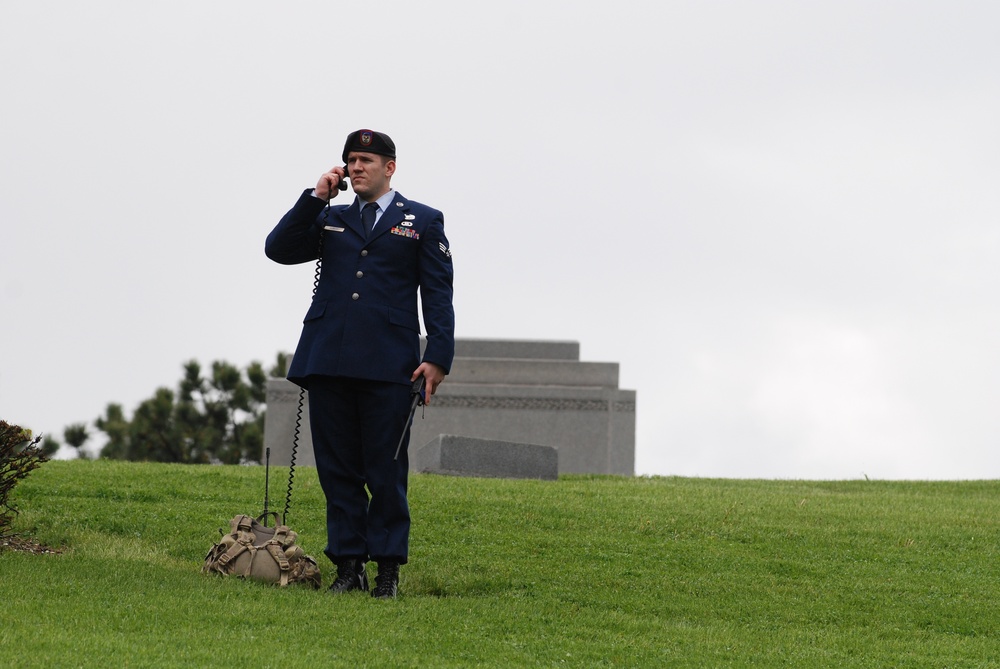 Hulman Air Field and Scott Air Force Base give Col. James Kasler full military honors