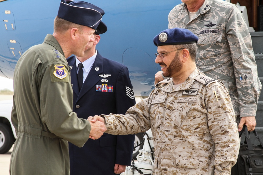 Royal Saudi Air Force commander visits D-M during Exercise Angel Thunder