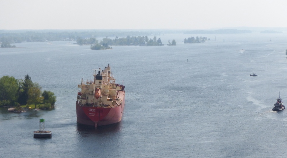 Freighter disabled in St. Lawrence Seaway