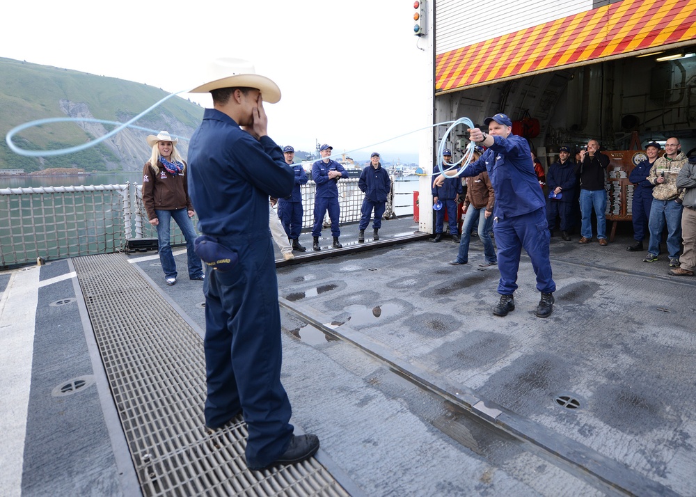 American300 visits Coast Guard Base Kodiak, Alaska