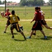 Marines, sailors, soldiers compete in Memorial Day football tournament