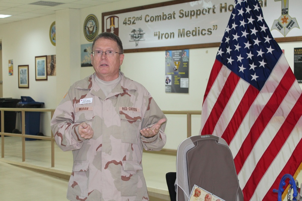 Red Cross helps soldiers through donation of wellness items to US Military Hospital-Kuwait