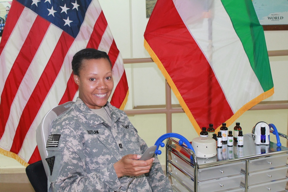 Red Cross helps soldiers through donation of wellness items to US Military Hospital-Kuwait