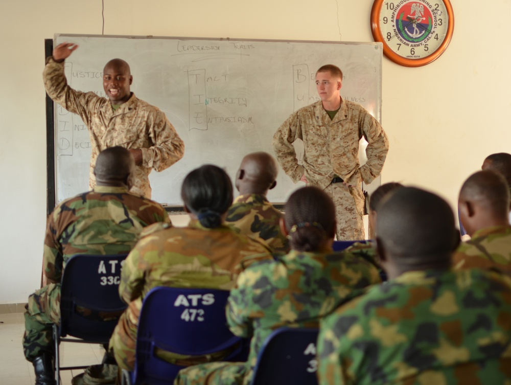 Marines and Nigerians continue to strengthen partnership