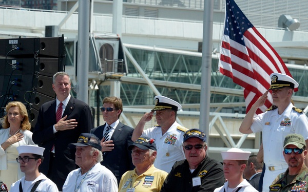 Memorial Day ceremony at Intrepid Sea, Air and Space Museum