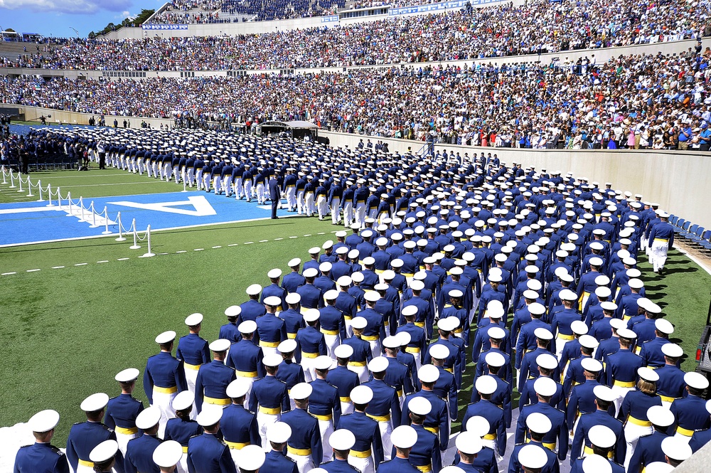 US Air Force Academy Class of 2014 Graduation Ceremony