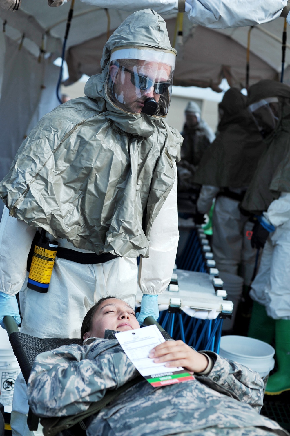 354th Medical Group sharpens decontamination capabilities