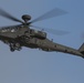 AH-6E Apache Helicopter provides security