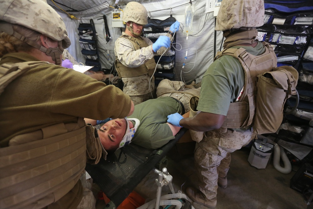 1st Medical Battalion Mass Casualty Simulation