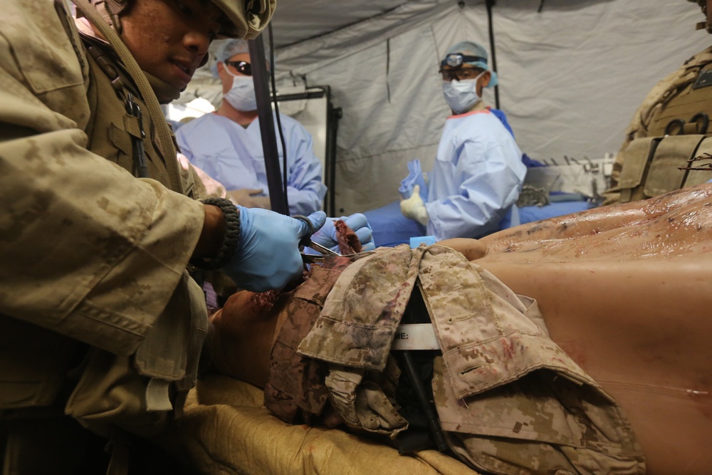 1st Medical Battalion Mass Casualty Simulation