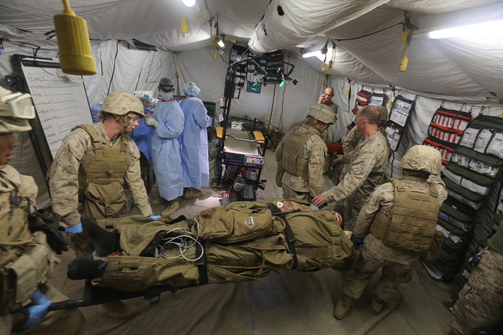 1st Medical Battalion Mass Casualty Simulation