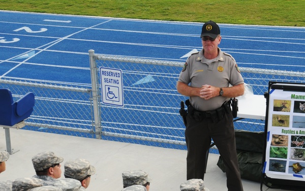 Cavalry Soldiers reinforce safety