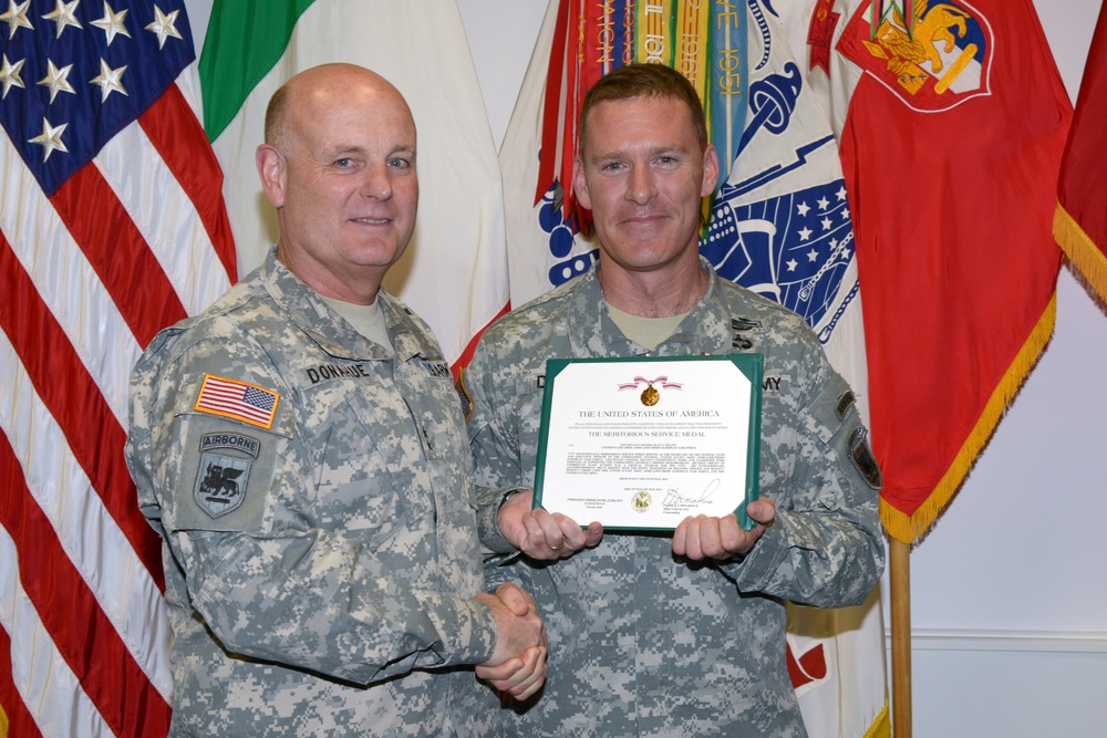 Lt. Col. Ryan Dillon Award Ceremony May 21, 2014