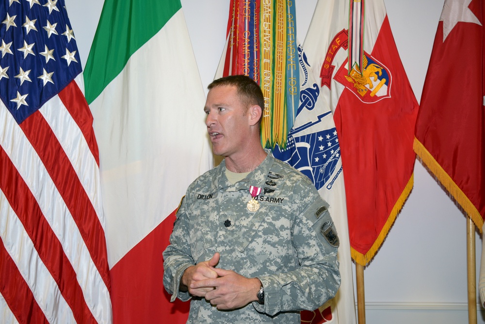 Lt. Col. Ryan Dillon Award Ceremony May 21, 2014