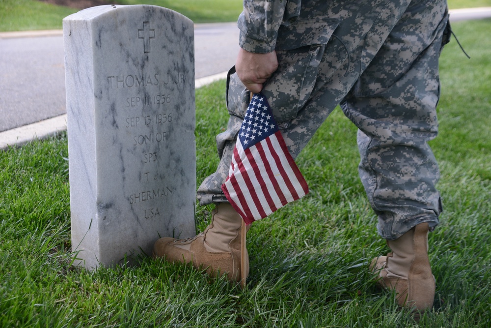 Chaplains honor, remember the fallen at 'Flags-In'