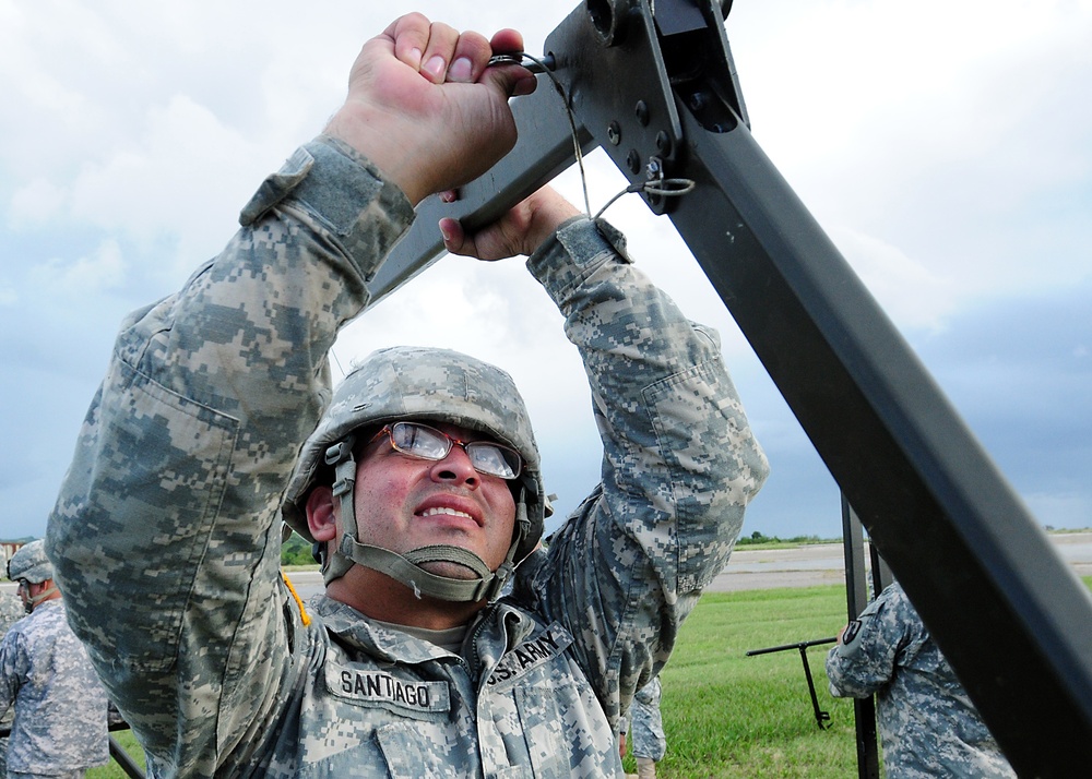 770th Transportation Company arrives at training site