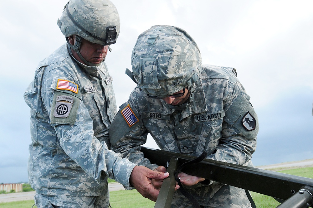 770th Transportation Company arrives at training site