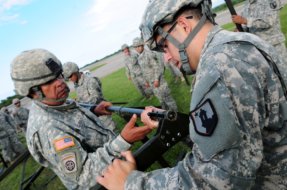 770th Transportation Company arrives at training site