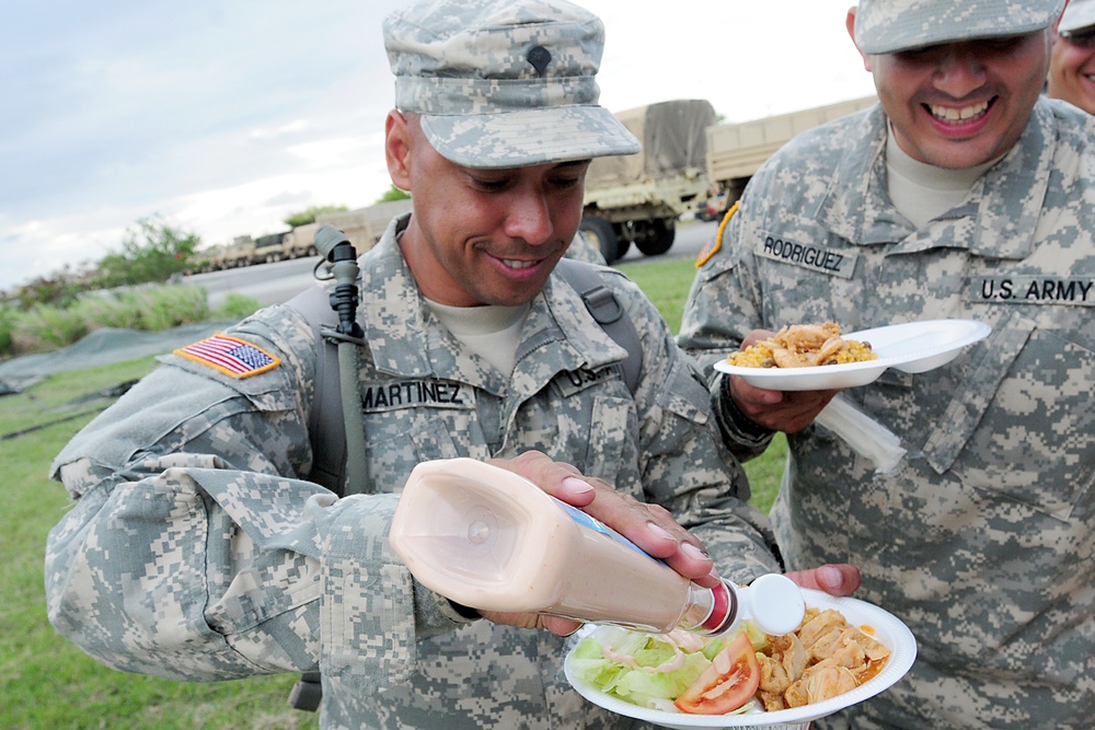 770th Transportation Company arrives at training site