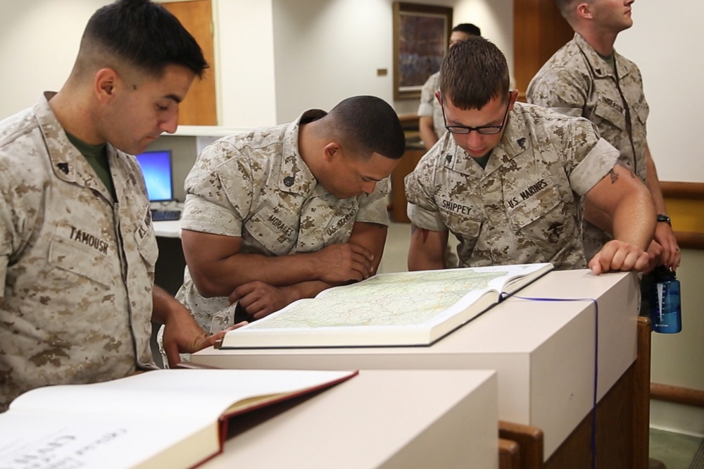 Marine NCOs find inspiration to lead through history