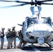 Force Reconnaissance Detachment fast ropes onto the USS San Diego