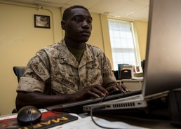 Marine sets example for his siblings through Marine Corps service