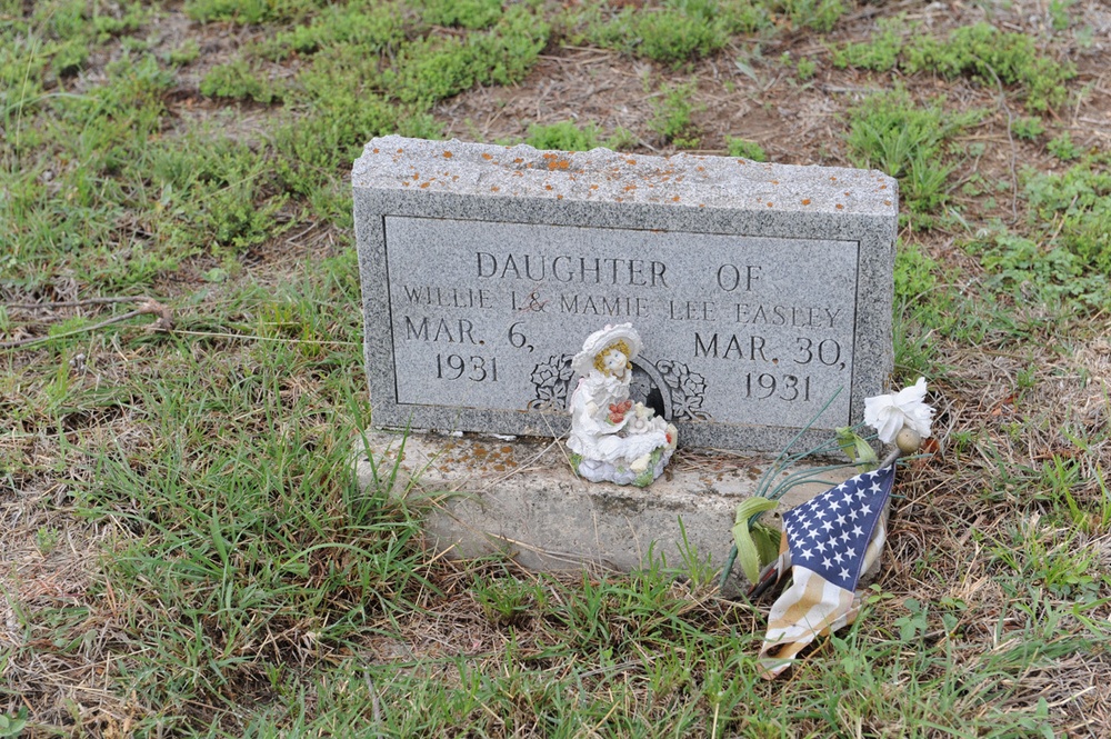 Two post cemeteries designated as historic during annual family visits