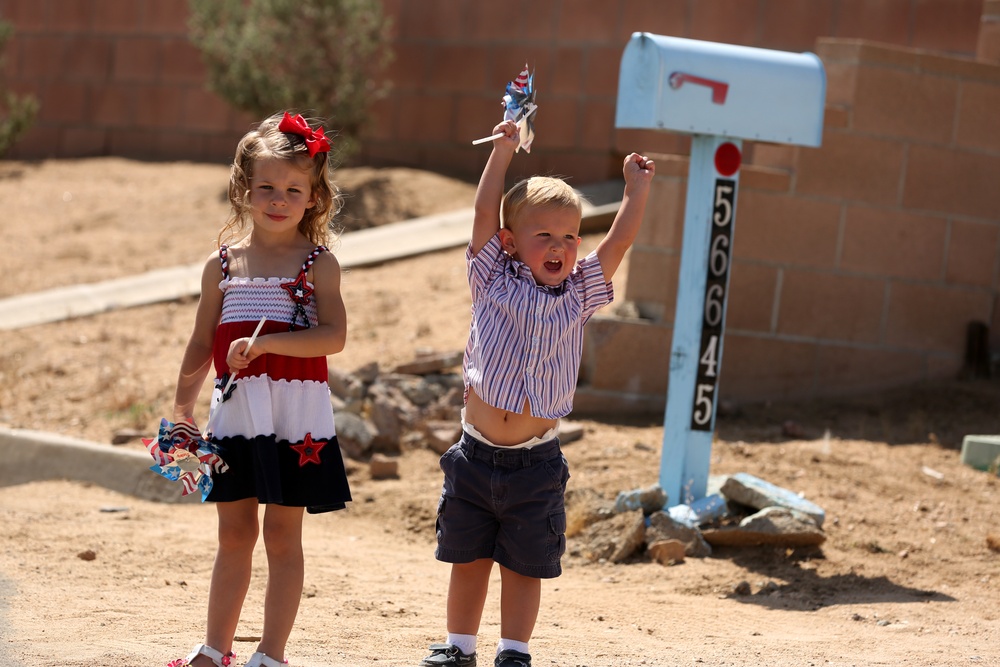 Combat Center Marines participate in annual Grubstake Days Parade