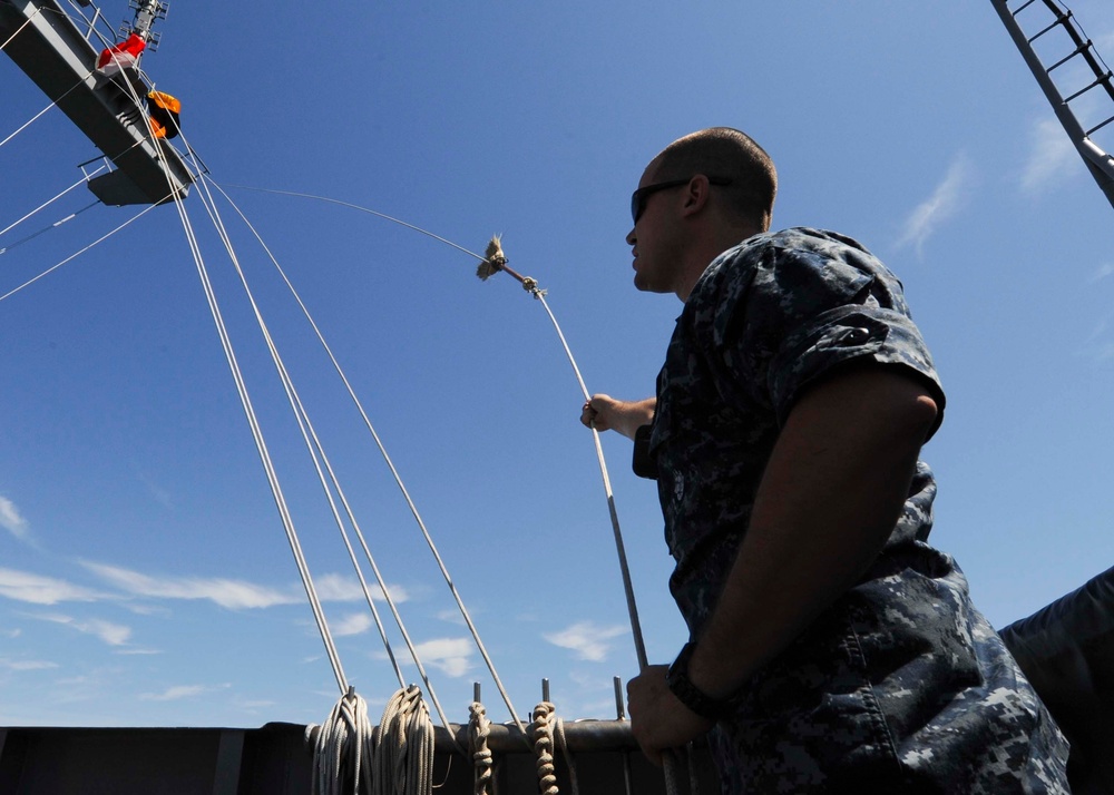 USS Theodore Roosevelt conducts training
