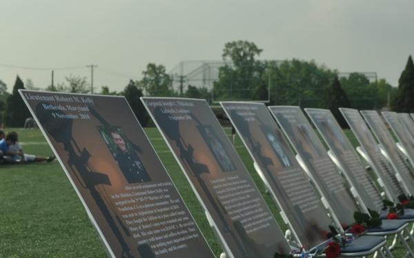 SAES walks a mile for fallen heroes